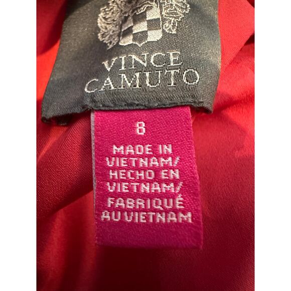 Vince Camuto Stretch Crepe Tie Neck Jumpsuit – Pink | Women’s Size 8 - Picture 7 of 8